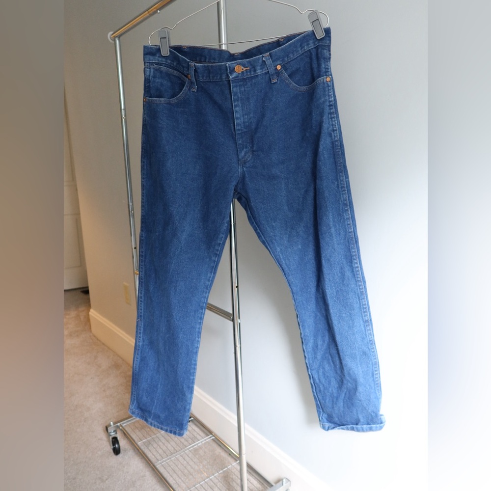 Classic Men’s Blue Wrangler Denim‎ Jeans